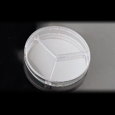 Deltalab Three compartments Petri Dishes